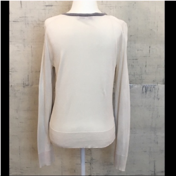 Donated- Gray and ivory cardigan - Picture 5 of 5